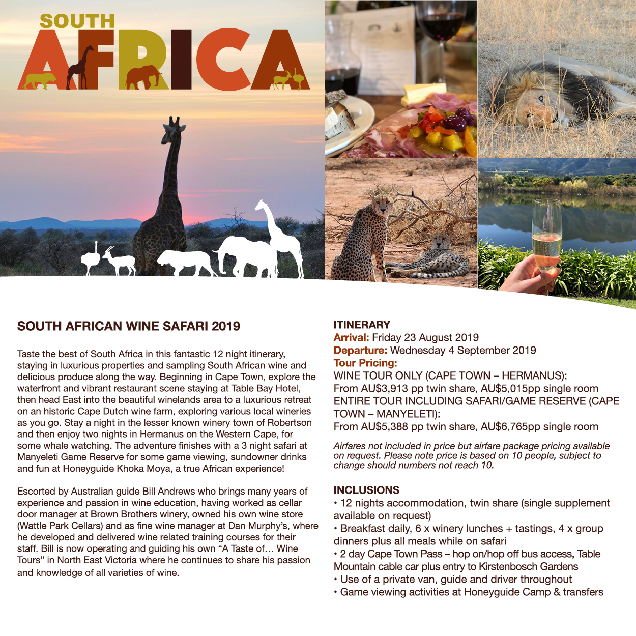 South Africa Travel and Cruise